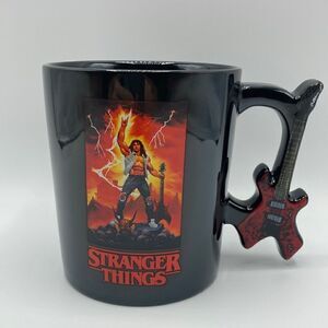 New! Netflix Stranger Things Eddie Coffee Mug with Guitar Handle